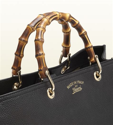 gucci bags with bamboo handles|gucci bamboo handle shopper.